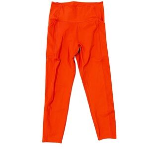 Girlfriend Collective Orange Leggings Size Medium